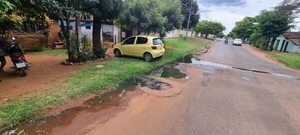 Vecinos de San Juan Bautista denuncian colapso del alcantarillado sanitario - Nacionales - ABC Color