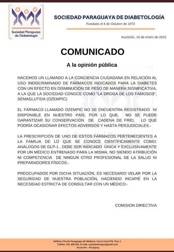Medicamento para la diabetes se estaría usando de manera irregular | 1000 Noticias