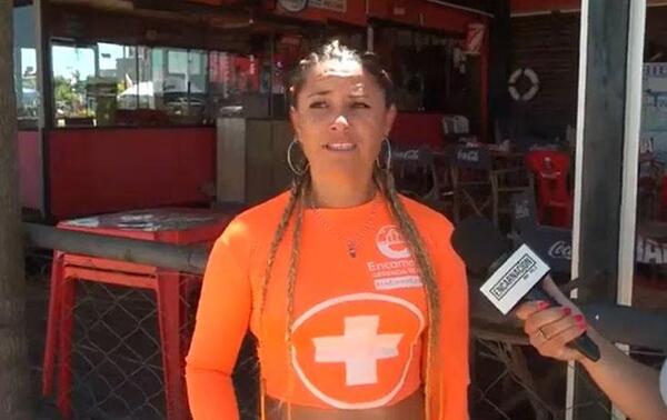 Mujer se convirtió en guardavidas de la playa San José de Encarnación – Prensa 5