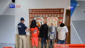 Capturan a supuestos asaltantes en Minga Guazú - Noticias Paraguay