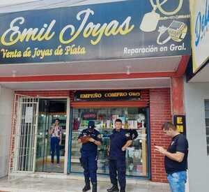 Violento asalto a una joyería de Ciudad del Este - La Clave
