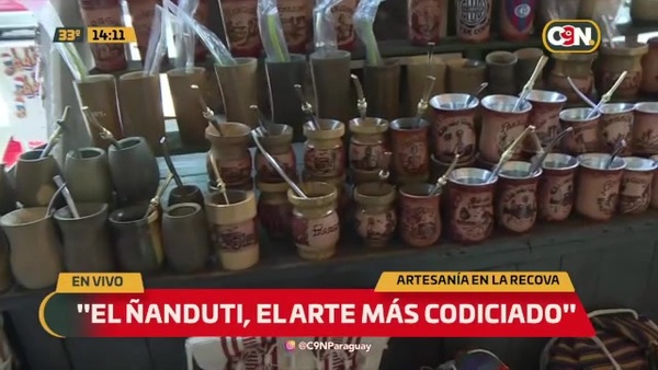 Artesanía de Paraguay en "La Recova" - C9N