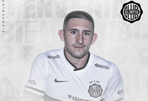 Facundo Zabala, el quinto refuerzo confirmado por Olimpia para el 2023
