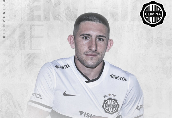 Facundo Zabala, el quinto refuerzo confirmado por Olimpia para el 2023