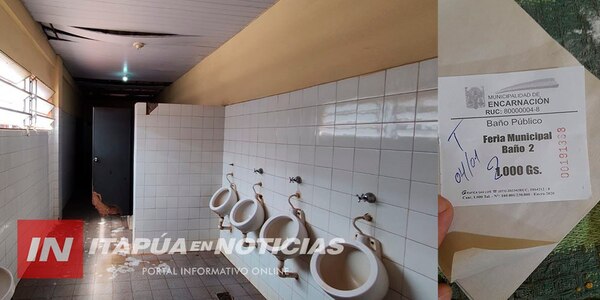 100% DE AUMENTO EN COSTO DE UTILIZACIÓN DE BAÑOS MUNICIPALES EN ENCARNACIÓN - Itapúa Noticias