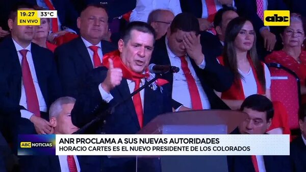 Proclaman a Cartes presidente de la ANR - ABC Noticias - ABC Color