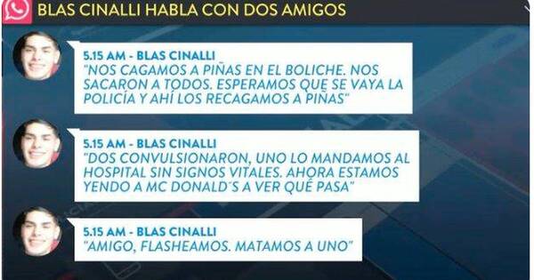 La Nación / “Matamos a uno…”, decía un chat