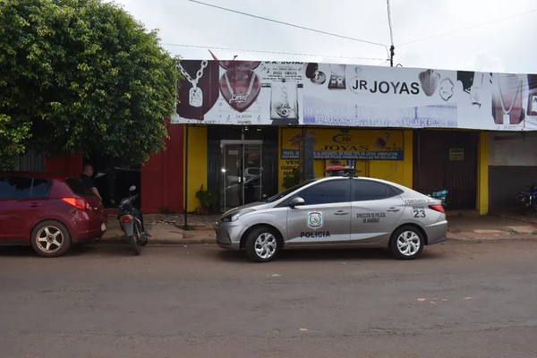 Captan a ladrones cometiendo millonario robo a joyería en Pedro Juan Caballero