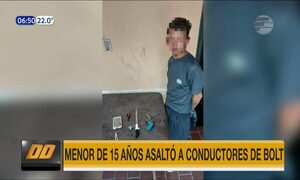 Menor de 15 años asaltó a conductores de Bolt y fue detenido - Paraguaype.com
