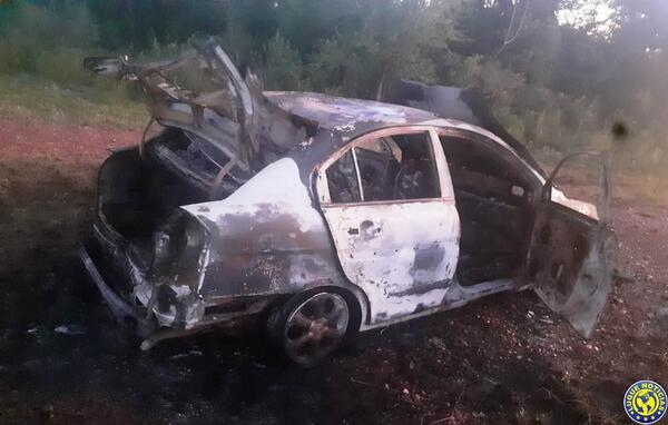 Fuego consume un auto en la ruta Luque – San Ber •