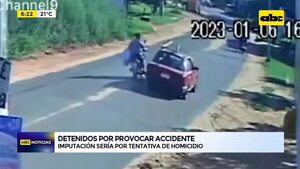 Detenidos por provocar accidente - ABC Noticias - ABC Color
