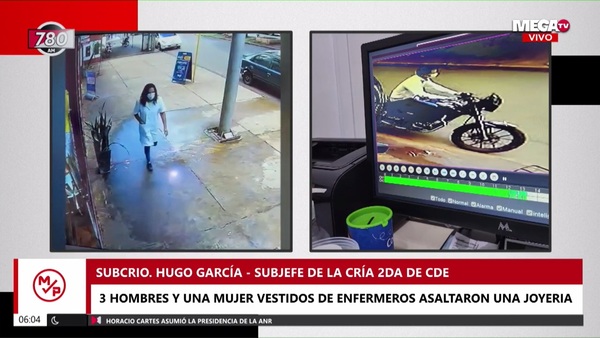Asaltantes se llevaron de joyería G. 5 millones y un lote de joyas - Megacadena — Últimas Noticias de Paraguay