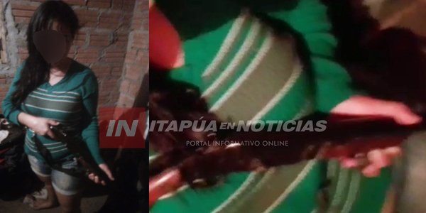 MUJER SUBÍA FOTOS Y VIDEOS CON ARMAS DE FUEGO Y TERMINÓ PRESA EN SAN PEDRO DEL PNÁ. - Itapúa Noticias