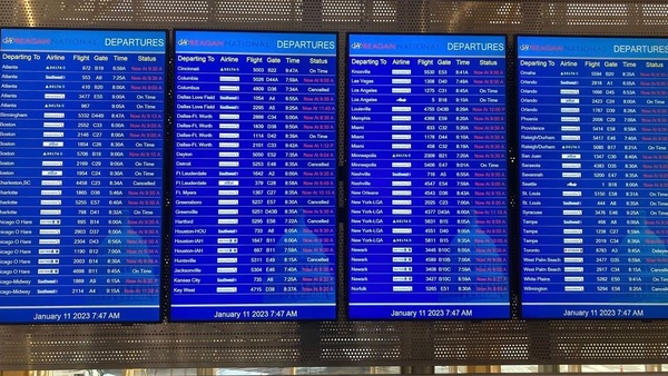 Un fallo informático desata el caos en los vuelos de EE UU - ADN Digital