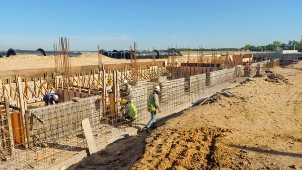 Defensa Costera de Pilar: adelantan obras en futura estación de control hídrico del arroyo San Lorenzo - .::Agencia IP::.