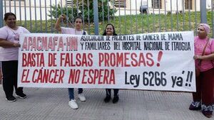 Pacientes con cáncer reclaman recorte y stock cero de medicamentos