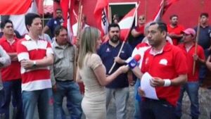 Funcionarios de Copaco marchan hasta Hacienda para exigir salarios
