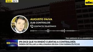 IPS dice que ya rindió cuentas a Contraloría - ABC Noticias - ABC Color