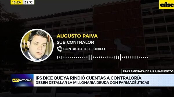 IPS dice que ya rindió cuentas a Contraloría - ABC Noticias - ABC Color