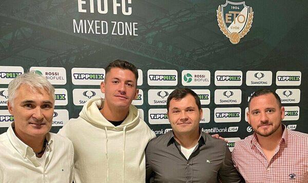 Nicolás Morínigo fue presentado oficialmente en el FC ETOR Gyor de Hungría