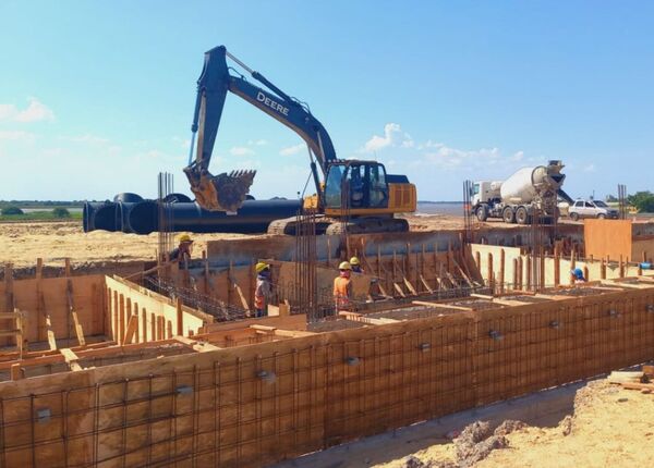 Defensa Costera de Pilar: adelantan trabajos en futura Estación de Control Hídrico del Arroyo San Lorenzo