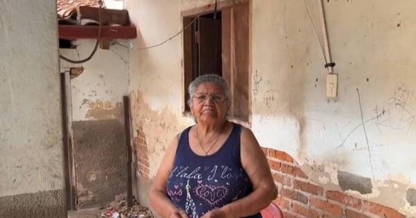 La Nación / Abuela quedará en la calle: con pensión de G. 400 mil del IPS no le alcanza para el alquiler
