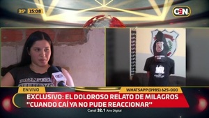 Exclusivo: Habló el asaltante de Milagros Magali - C9N