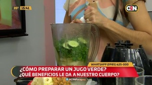 Hoy preparamos "Jugo Verde" - C9N