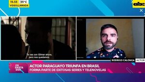 Actor paraguayo triunfa en Brasil - ABC Noticias - ABC Color
