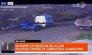 Peligroso ordeñe de combustible clandestino - Paraguaype.com