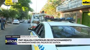 PMT realiza controles de estacionamiento - ABC Noticias - ABC Color