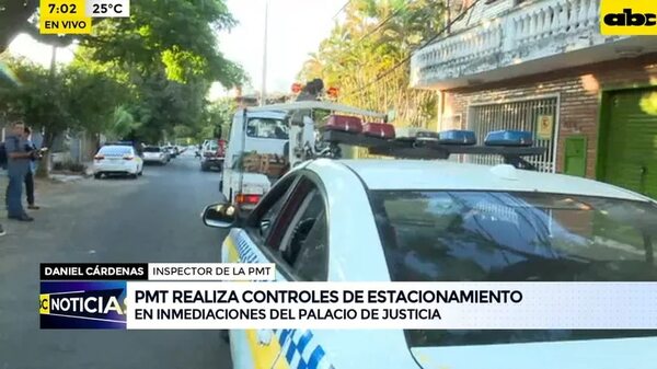 PMT realiza controles de estacionamiento - ABC Noticias - ABC Color