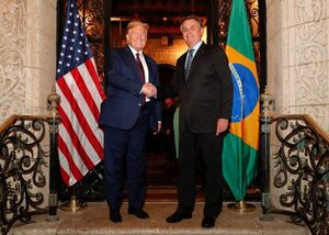 Trump y Bolsonaro un solo corazón - El Independiente