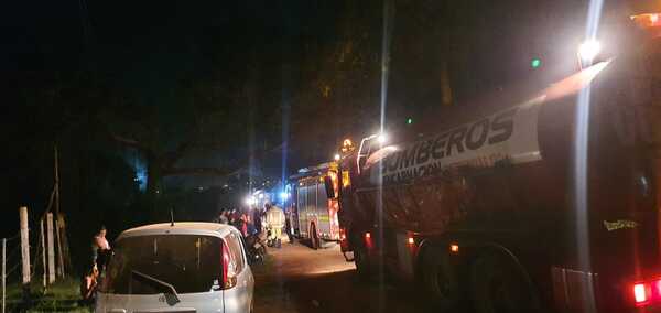 Mientras estaba en el estadio, su vivienda se incendió