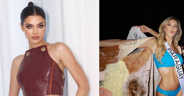 La Nación / Miss Universo: “A demostrar lo que llevas dentro”, dijo Nadia Ferreira a Leah en la preliminar