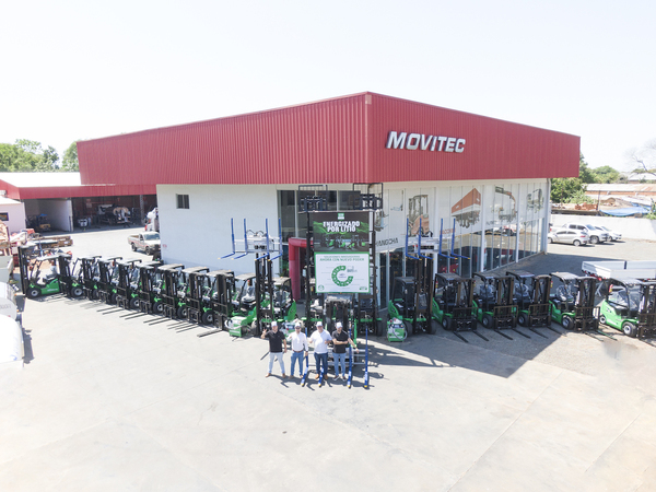 Movitec entregó 16 montacargas HANGCHA a la empresa Jauser Cargo