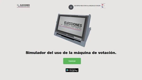 Así puede practicar para votar sin confusiones el 30 de abril - Política - ABC Color