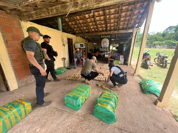 Senad detecta más de 200 kilos de marihuana ocultos en predio rural de Concepción - .::Agencia IP::.