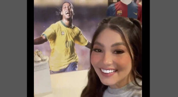 [VIDEO] Miss se cruzó con el "paraguayo" Ronaldinho Gaúcho