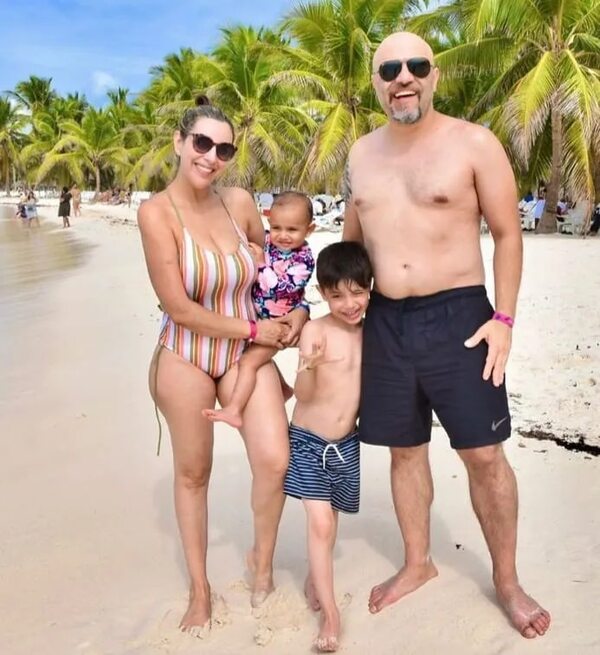 Jaime Zacher optó por Punta Cana para pasar sus vacaciones en familia - Gente - ABC Color