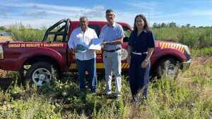 Municipalidad entregó terreno para la construcción de la academia de los Bomberos Azules - Radio Imperio