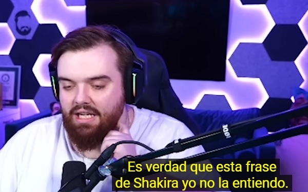 Ibai no entiende una frase de la canción de Shakira - La Prensa Futbolera