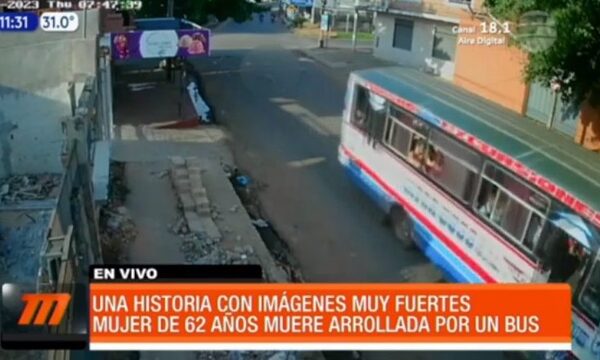 Mujer muere arrollada por un colectivo en San Lorenzo | Telefuturo
