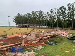 Menonitas reconstruirán institución educativa que fue destruida en la Colonia Bergthal