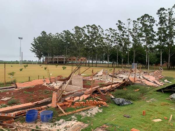 Menonitas reconstruirán institución educativa que fue destruida en la Colonia Bergthal