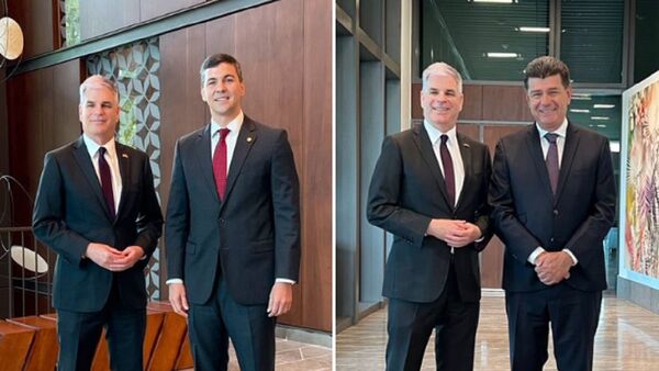 Embajador de EEUU se reunió con Efraín Alegre y Santiago Peña