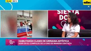 Habilitarán clases de gimnasia artística - Ensiestados - ABC Color