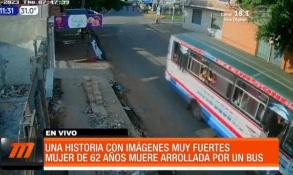 Mujer muere arrollada por un colectivo en San Lorenzo - Paraguaype.com