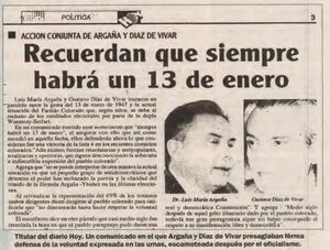 ¿Por qué los colorados dicen que “siempre habrá un 13 de enero”? - Política - ABC Color
