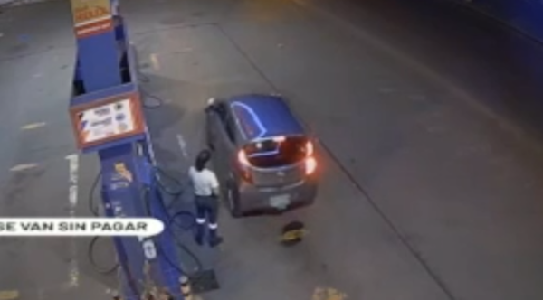 “Avivados” al acecho: Cargó tanque lleno en estación Petropar y rajó sin pagar